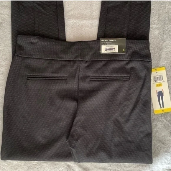 HILARY RADLEY Navy Blue Pull On small Knit Pants - Picture 6 of 7